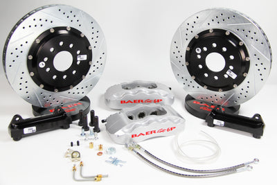 14in. Pro+ Rear Brake Kit - Silver<br>05-18 Dodge Charger, Magnum, Challenger