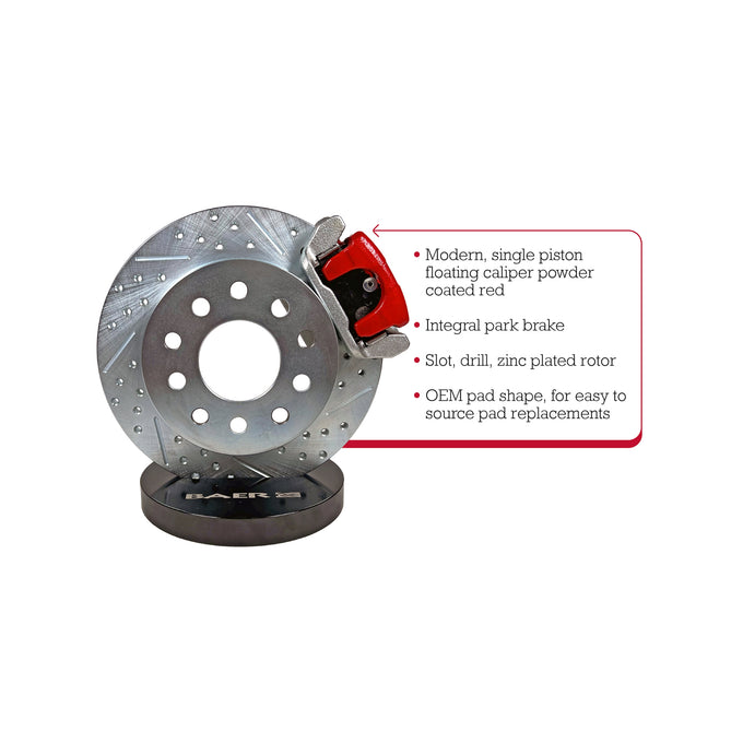 10.5in. Classic Series Rear Brake Kit<br>Dana 60, Mopar 8-3/4 Car Housing Ends