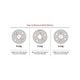14in. Pro+ Front Brake Kit, Silver, SDZ, Std. Studs<br>65-69 Ford Mustang, Fairlane, Falcon, Cougar