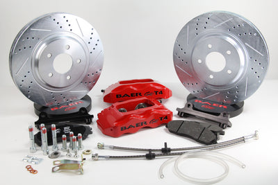 13in. Track4 Front Brake Kit, Red, SDZ<br>94-04 Ford Mustang SN95