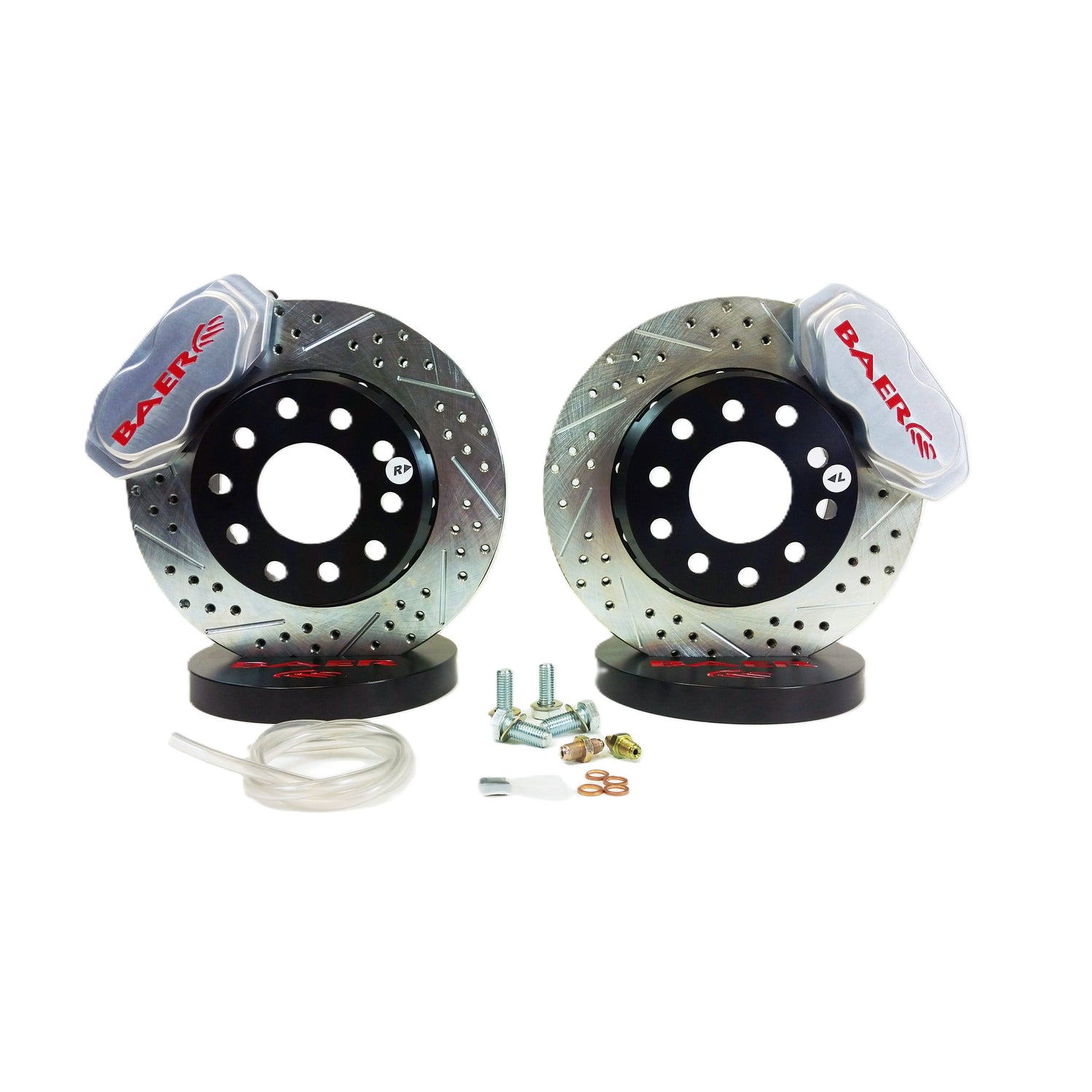 11in. SS4+ Deep Stage Front Brake Kit, Clear, SDZ<br>79-93 Ford Mustang, 87-93 V8 Spindles 5-Lug