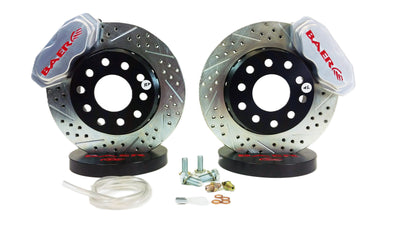 11in. SS4+ Deep Stage Front Brake Kit, Clear, SDZ<br>79-93 Ford Mustang, 87-93 V8 Spindles 5-Lug
