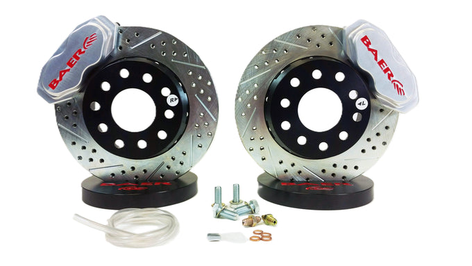 11in. SS4+ Deep Stage Front Brake Kit, Clear, SDZ<br>79-93 Ford Mustang, 87-93 V8 Spindles 5-Lug