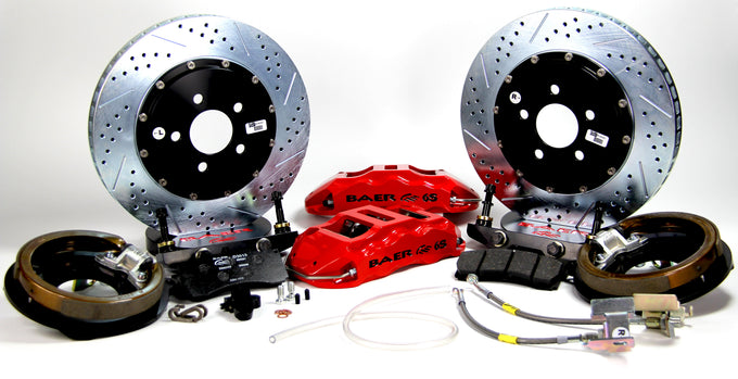 14in. Extreme+ Rear Brake Kit, Black, SDZ<br>05-14 Ford Mustang S197
