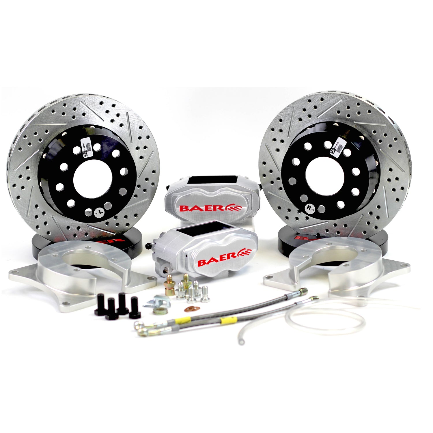 11in. SS4+ Deep Stage Rear Brake Kit, Clear, SDZ<br>Ford 9in Torino Late Big, 5x4.5/4.75 BC
