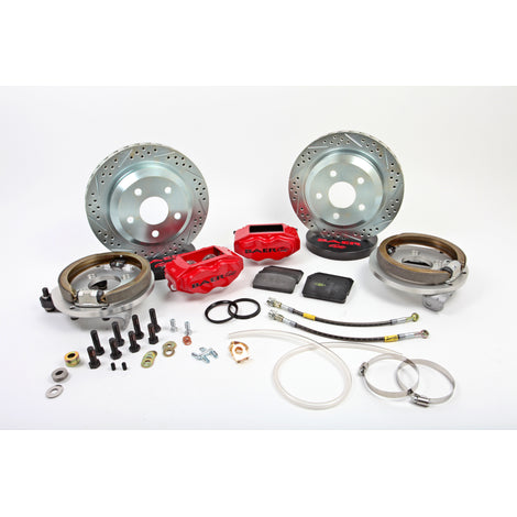 12in. SS4 Rear Brake Kit, Silver, SDZ<br>60-69 Lincoln Continental OE Rear Axle