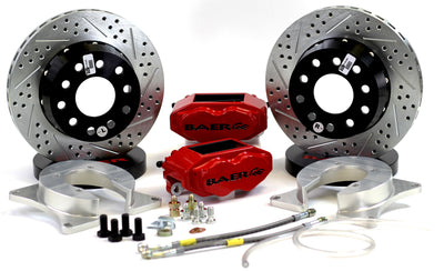 11in. SS4+ Rear Brake Kit, Silver, SDZ<br>Ford 9in Early Big Bearing, 5x4.5/4.75 BC