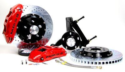 14in. Extreme+Front Brake Kit, Silver, SDZ, Std. Studs<br>78-88 GM G-Body, 82-04 S10/S15 2WD