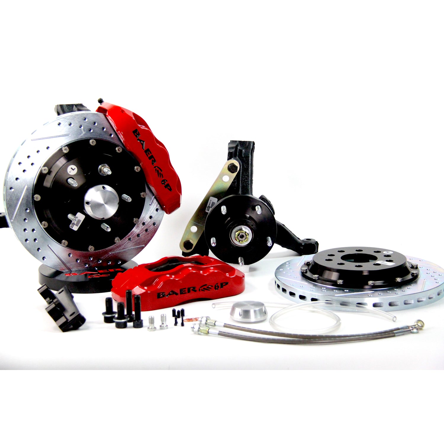 14in. Pro+ Front Brake Kit, Green, SDZ, Std. Studs<br>71-76 GM Full Size Passenger Cars