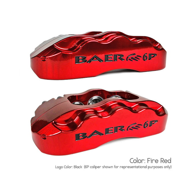 13in. Track4 Front Brake Kit, Fire Red, SDZ, Std. Studs<br>73-77 GM A-Body, 70-81 F-Body