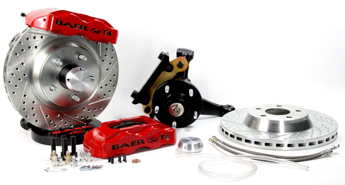 13in. Track4 Front Brake Kit, Black, SDZ, Std. Studs<br>78-88 GM G-Body, 82-04 S10/S15 2WD
