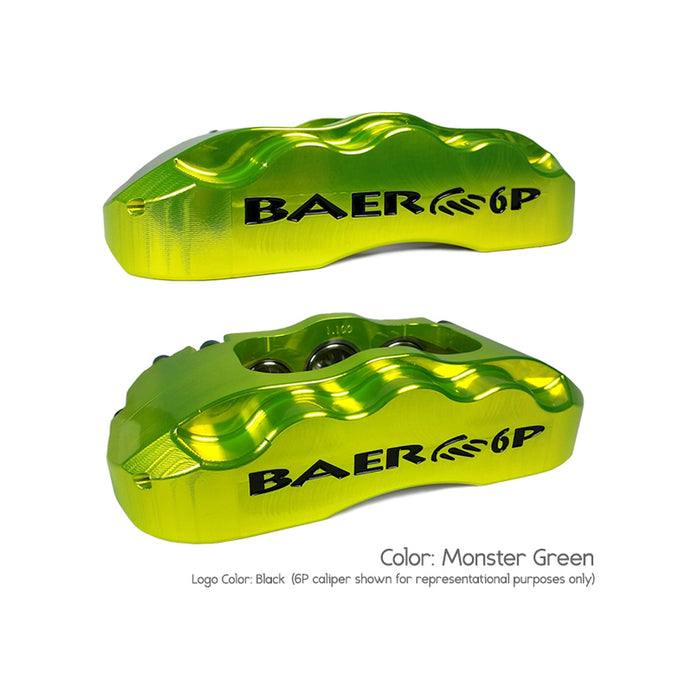13in. Pro+ Front Brake Kit, Green, SDZ, Std. Studs<br>73-77 GM A-Body, 70-81 F-Body 2in Drop