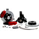 11in. SS4+ Front Brake Kit, Fire Red, SDZ, Std. Studs<br>73-77 GM A-Body, 70-81 F-Body