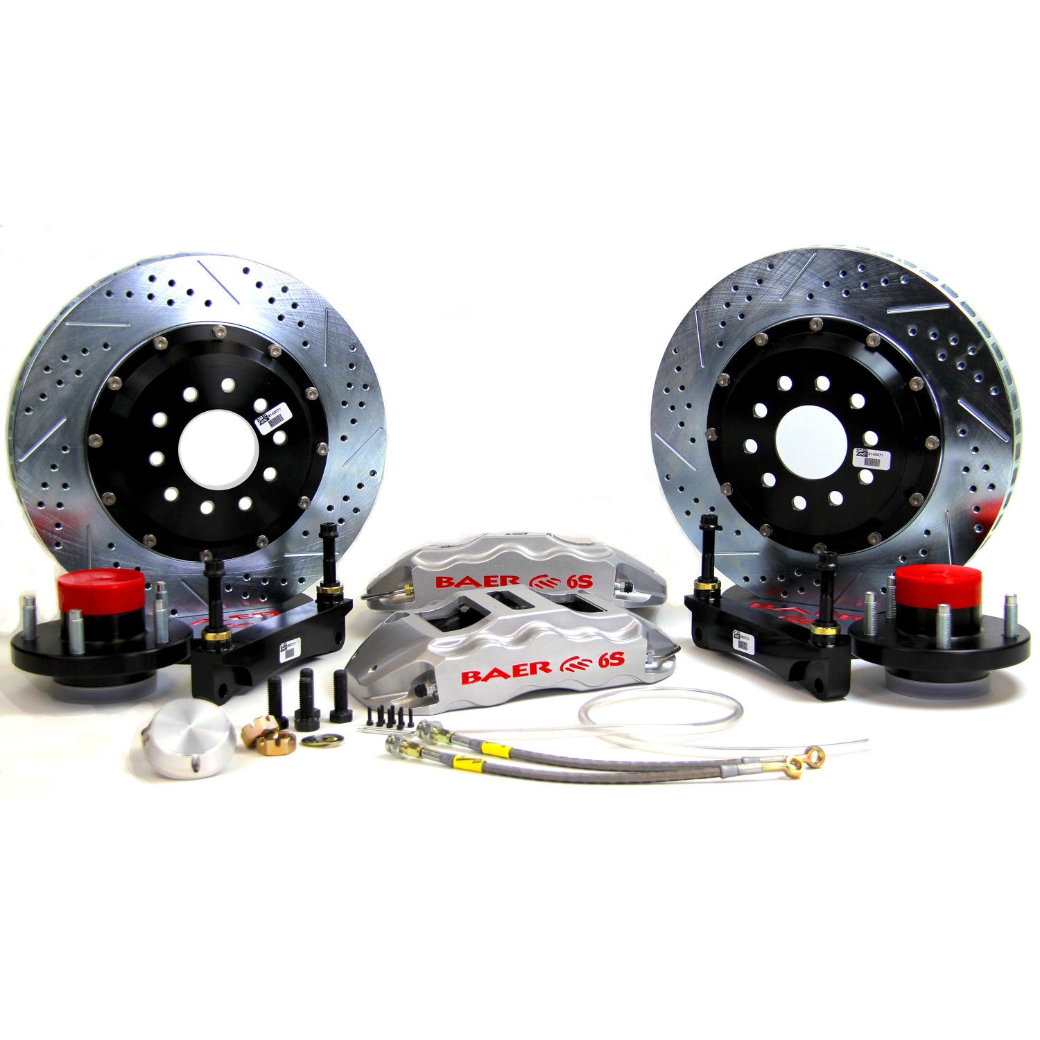 14in. Extreme+ Front Brake Kit - Silver<br>63-82 Chevy Corvette Ridetech TruTurn