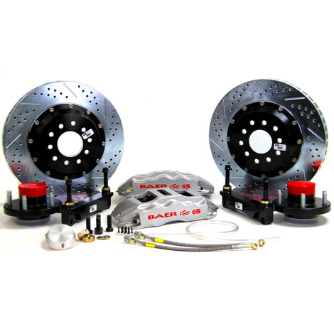 14in. Extreme+ Front Brake Kit - Silver<br>63-82 Chevy Corvette Ridetech TruTurn