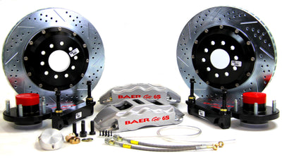 14in. Extreme+ Front Brake Kit - Silver<br>63-82 Chevy Corvette Ridetech TruTurn