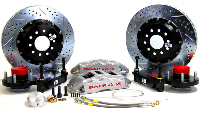 14in. Extreme+ Front Brake Kit - Silver<br>63-82 Chevy Corvette Ridetech TruTurn