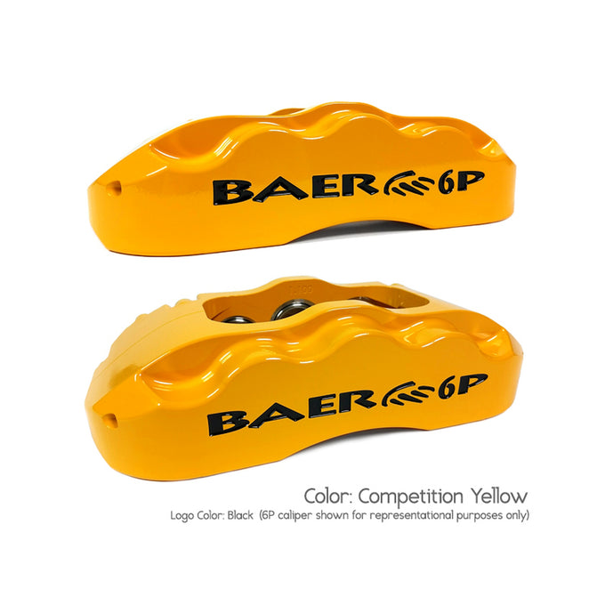 13in.SS4 Front Brake Kit, Comp Yellow, SDZ, Std. Studs<br>64-72 GM A-Body, 67-69 F-Body