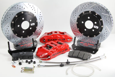 14in. Extreme+ Rear Brake Kit, Black, SDZ<br>84-87 Chevy Corvette C4