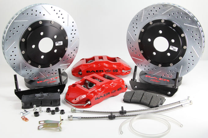 14in. Extreme+ Rear Brake Kit, Black, SDZ<br>84-87 Chevy Corvette C4