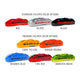 14in. Pro+ Rear Brake Kit, Red, SDZ<br>GM Small Pattern 10/12 Bolt BIH Housing