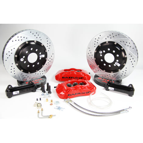 13in. Pro+ Rear Brake Kit, Silver, SDZ<br>84-87 Chevy Corvette C4