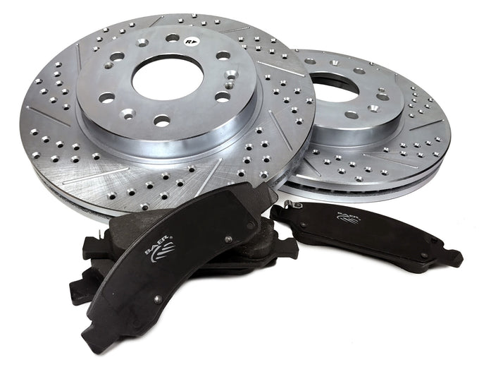 Claw Rotor and Pad Combo Kit, Rear<br>94-04 Ford Mustang Base, GT