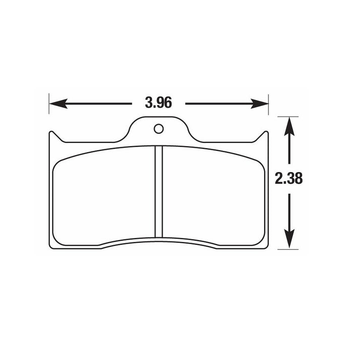 Replacement Pads for Select Baer S4 Caliper<br>Baer S4 Caliper Street Pads