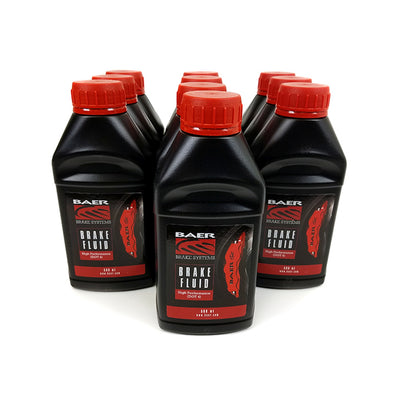 DOT4 Hi-Performance Brake Fluid, 16.9oz/500ml Bottle<br>Baer DOT4 Brake Fluid