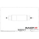 Pressure Residual Valve - 10LB, 3/8 IFF Fittings<br>Billet Aluminum, Black Anodized Finish