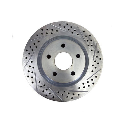 12.000in. x 1.100in., 1-pc, LH Replacement Rotor, SDZ<br>12.000x1.100, 5x4.75 BC, Tall Hat, Left