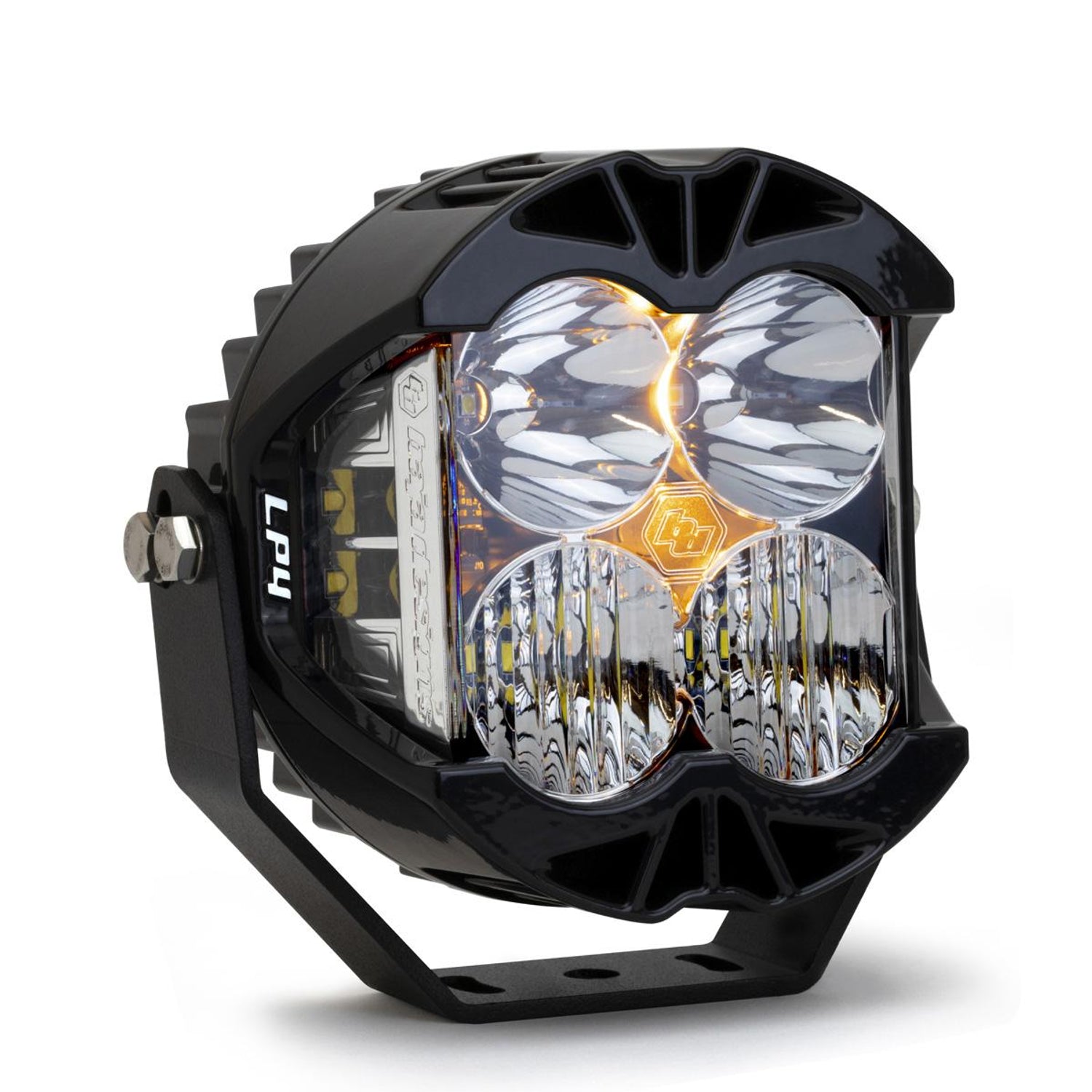 LP4 Pro LED Auxiliary Light Pod <br> Length 5.1in X Depth 3.2in X Height 5.1in