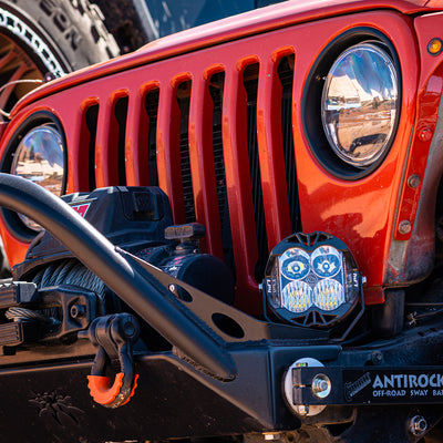 LP4 Pro LED Auxiliary Light Pod <br> Length 5.1in X Depth 3.2in X Height 5.1in