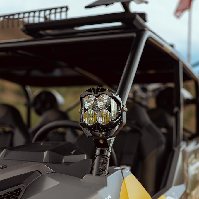 LP4 Pro LED Auxiliary Light Pod <br> Length 5.1in X Depth 3.2in X Height 5.1in