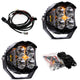 LP4 Pro Spot LED Light Pod Pair <br> Length 5.1in X Depth 3.2in X Height 5.1in