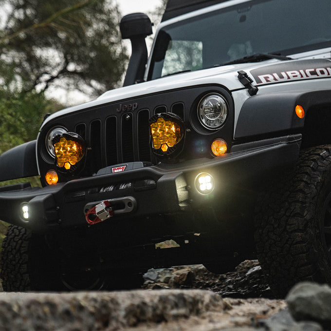 LP9 Pro LED Auxiliary Light Pod <br> Length 8in X Depth 3.25in X Height 8in