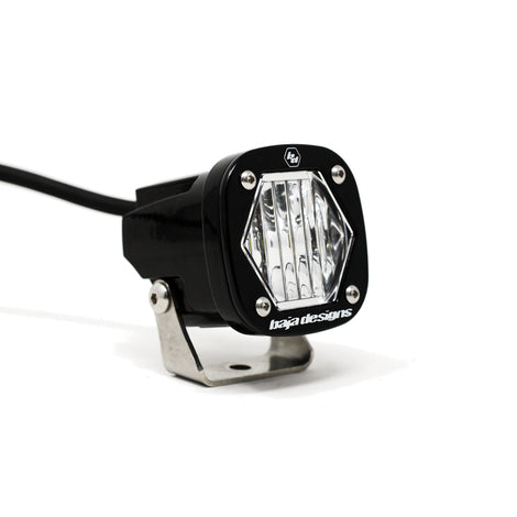 S1 Wide Cornering LED Light w/ Mounting Bracket <br> Length 2.1in X Depth 2.1in X Height 2.1in