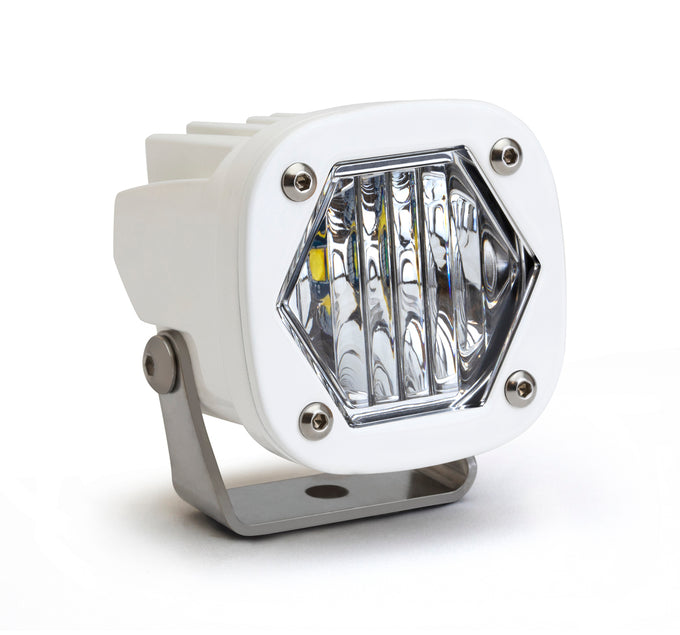 LED Light Pods S1 Wide Cornering White Single <br> Length 2.1in X Depth 2.1in X Height 2.1in