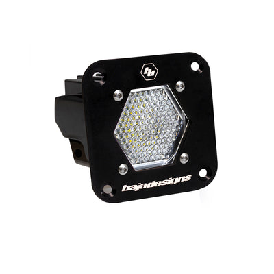 S1 Work/Scene LED Light Pod Flush Mount <br> Length 2.1in X Depth 2.1in X Height 2.1in