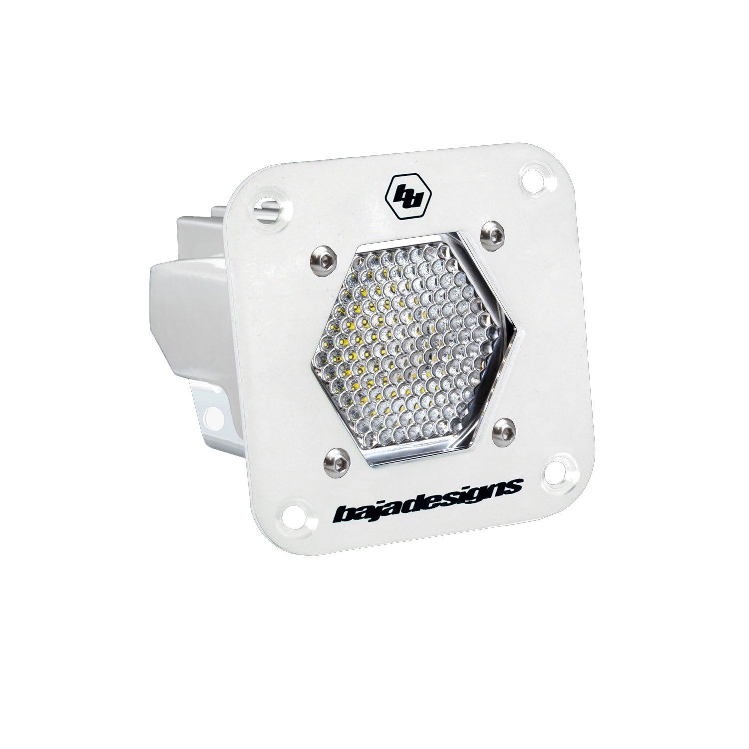 S1 Flush Mount Work/Scene LED Light Pod <br> Length 2.1in X Depth 2.1in X Height 2.1in