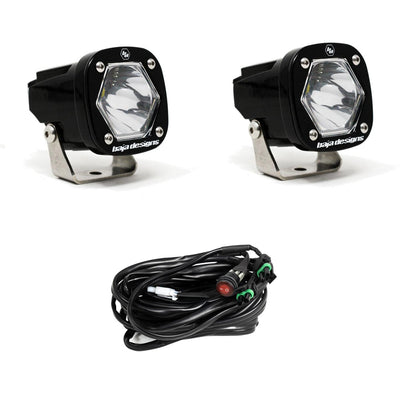 S1 Spot LED Light w/ Mounting Bracket Pair <br> Length 2.1in X Depth 2.1in X Height 2.1in