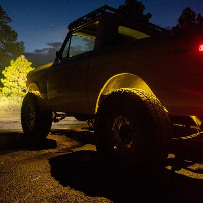 LED Rock Light <br> Length 2.7in X Depth 0.45 in X Height 1.2 in