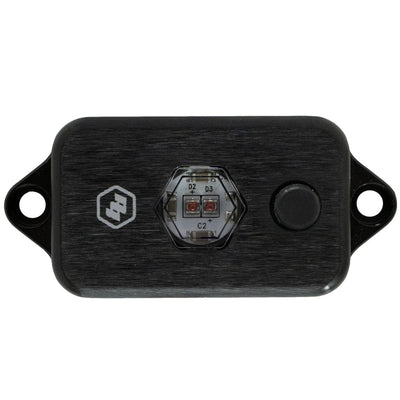 LED Dome Light with Switch <br> Length 2.7in X Depth 0.45in X Height 1.2in