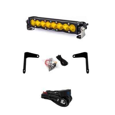 S8 10 Inch Shock Mount Light Bar Kit <br> 17-24 Can-Am Maverick X3 Turbo, Turbo R / RR