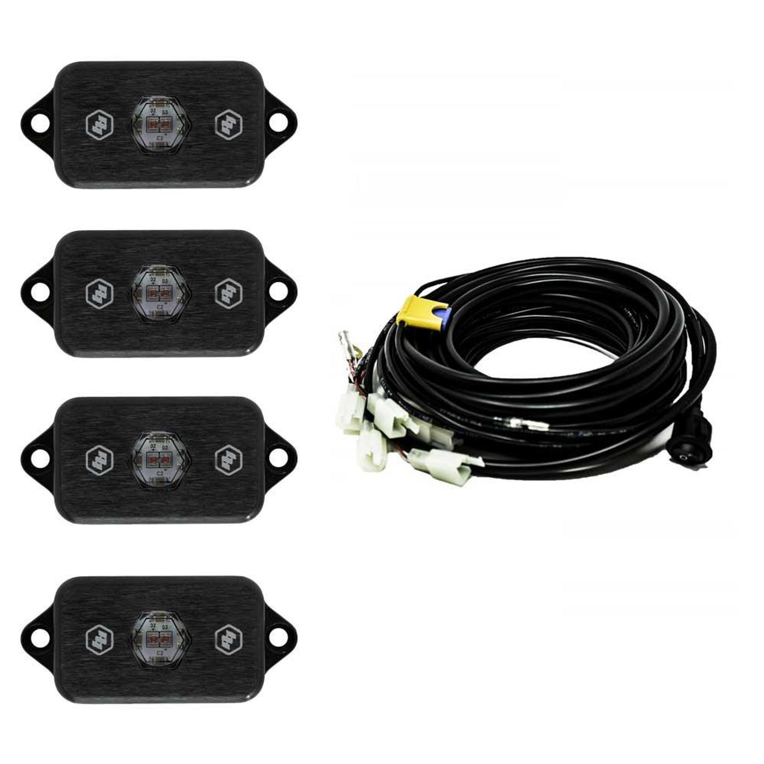 LED Rock Light Kit <br> 99-23 HEMI,Cummins, Power Stroke, Duramax, V6, Rotax