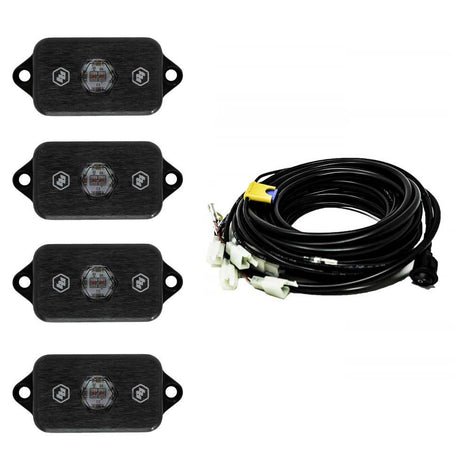 LED Rock Light Kit <br> 99-23 HEMI,Cummins, Power Stroke, Duramax, V6, Rotax