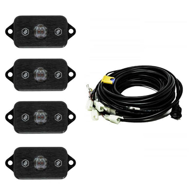LED Rock Light Kit <br> 99-23 HEMI,Cummins, Power Stroke, Duramax, V6, Rotax