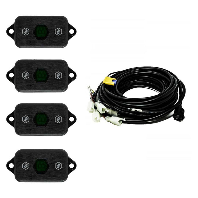 LED Rock Light Kit <br> 99-23 HEMI,Cummins, Power Stroke, Duramax, V6, Rotax
