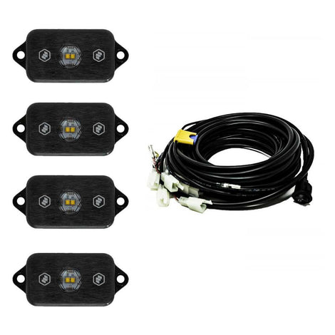 LED Rock Light Kit <br> 99-23 HEMI,Cummins, Power Stroke, Duramax, V6, Rotax