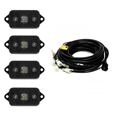 LED Rock Light Kit <br> 99-23 HEMI,Cummins, Power Stroke, Duramax, V6, Rotax